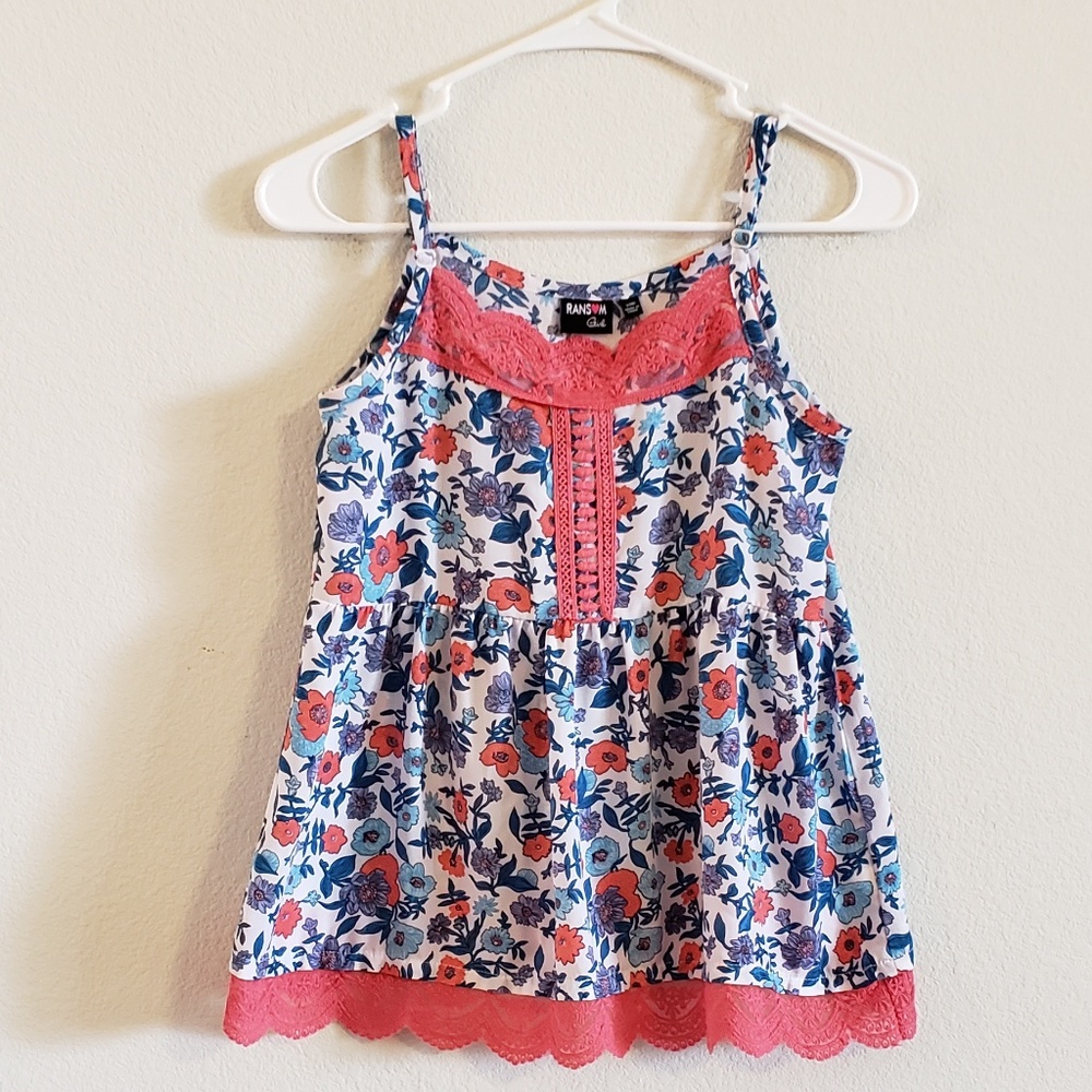 Ransom Girl Floral Tanktop